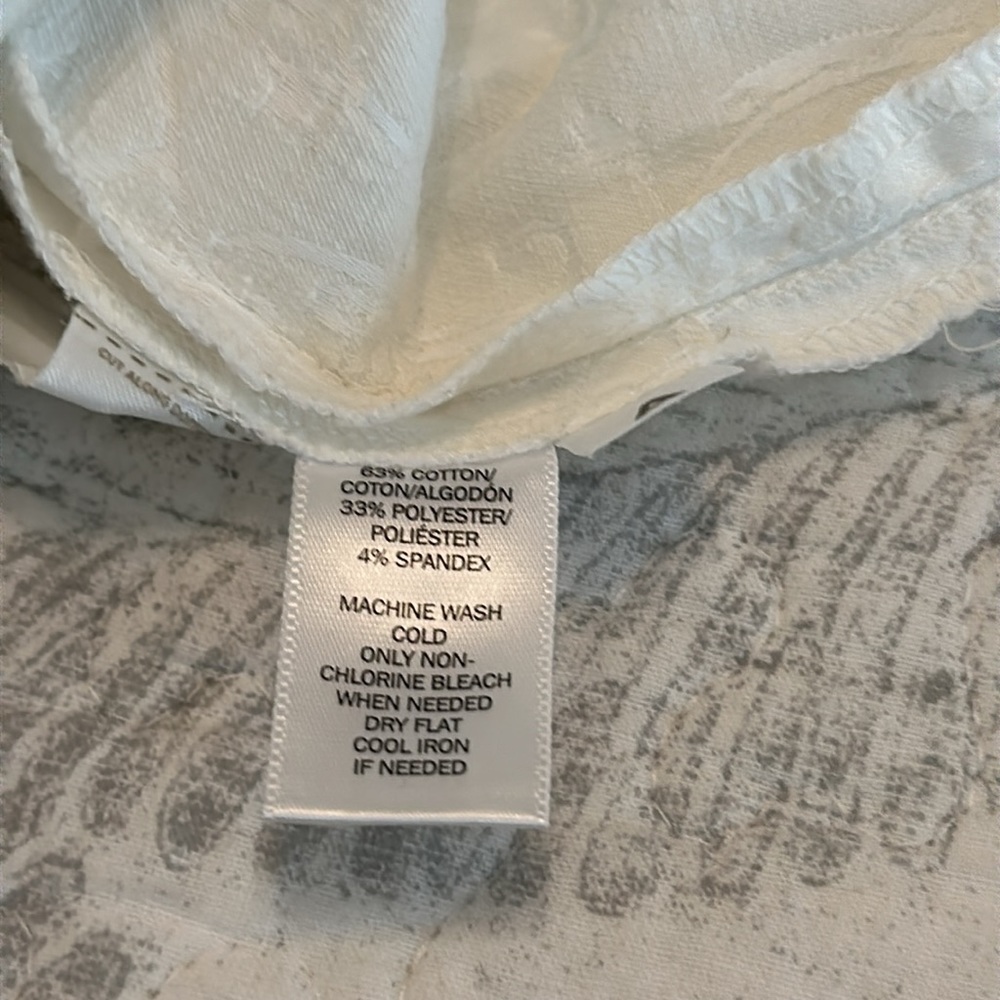 Ann Taylor Loft women’s white Marisa Skinny pants~ Size 6 - Picture 10 of 10